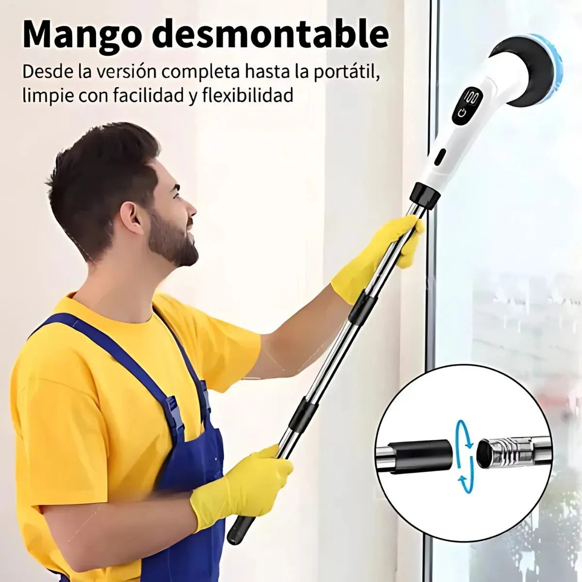 Cepillo Eléctrico de Limpieza 9 en 1