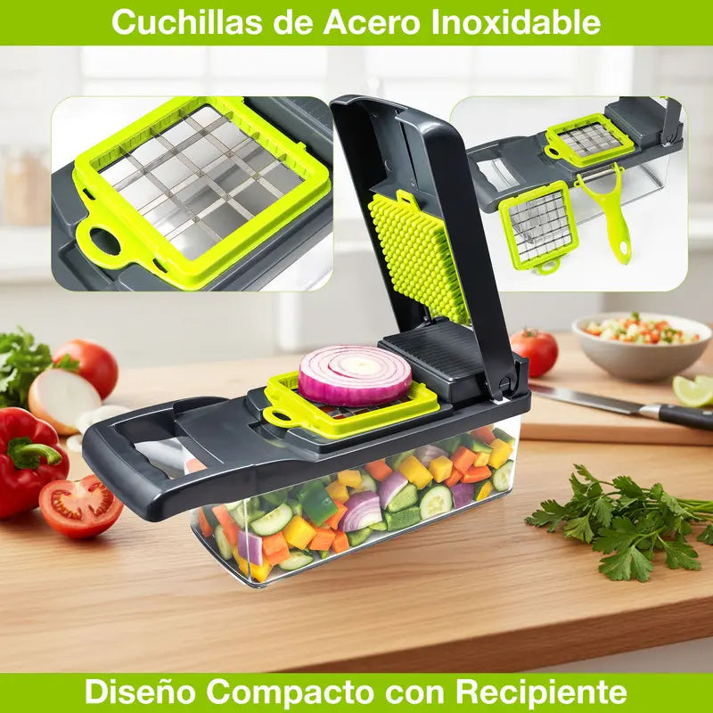 Picador de verduras multifunción 16 en 1